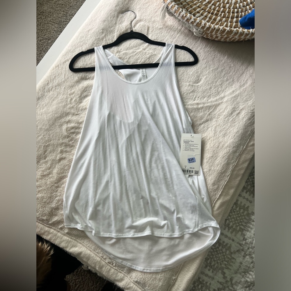 Lululemon white tank top